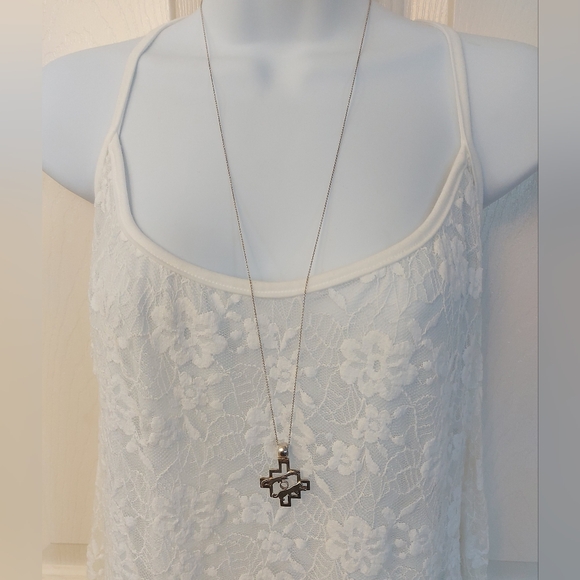 Chakana Andean Trilogy High Quality 925 Silver Pendant Necklace - Picture 3 of 5